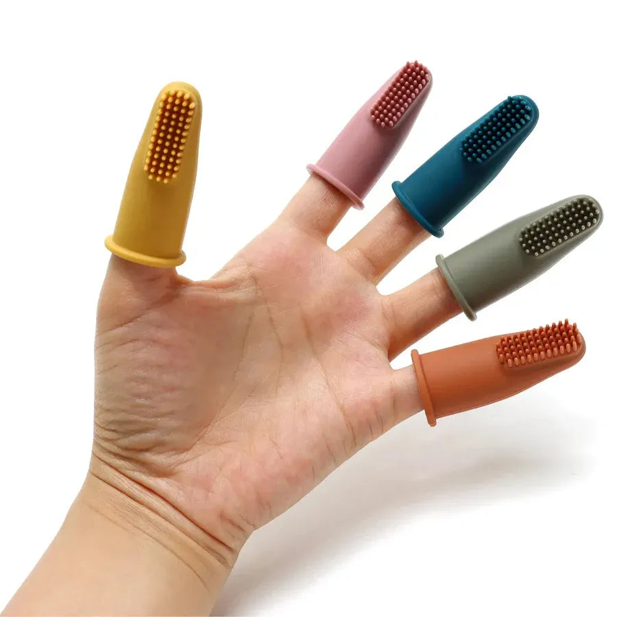 Brosse à dents premier âge silicone alimentaire