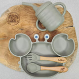 Coffret naissance bébé avec tasse et assiette 