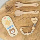 Coffret naissance bébé personnalisé Baby-Crea beige