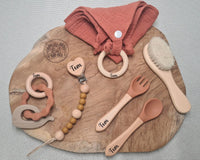Coffret naissance personnalisé Baby-Crea édition dauphin marron
