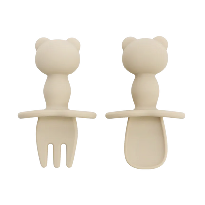 Couverts apprentissage repas bébé silicone