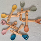 Cuillère bébé personnalisée en silicone