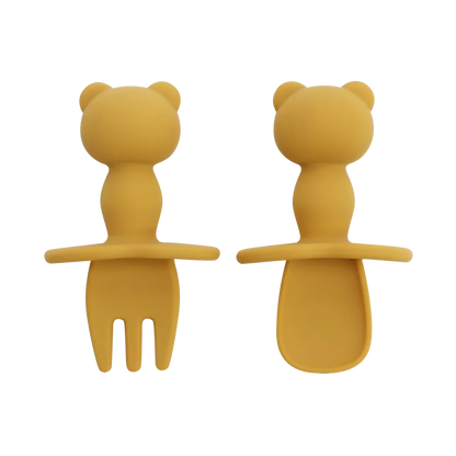 Cuillère premier âge silicone douce bébé