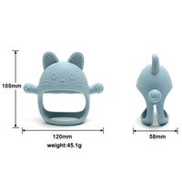 Détail du jouet dentition bébé en silicone