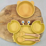 Ensemble crabe et panda Baby-Crea jaune
