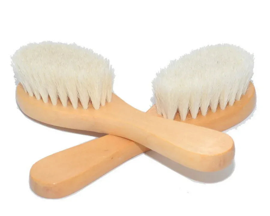 Peigne bébé doux en bois 