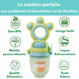 Tétine grignoteuse en silicone sans BPA