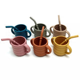 Tasse anti-fuite pour bébé avec poignées 