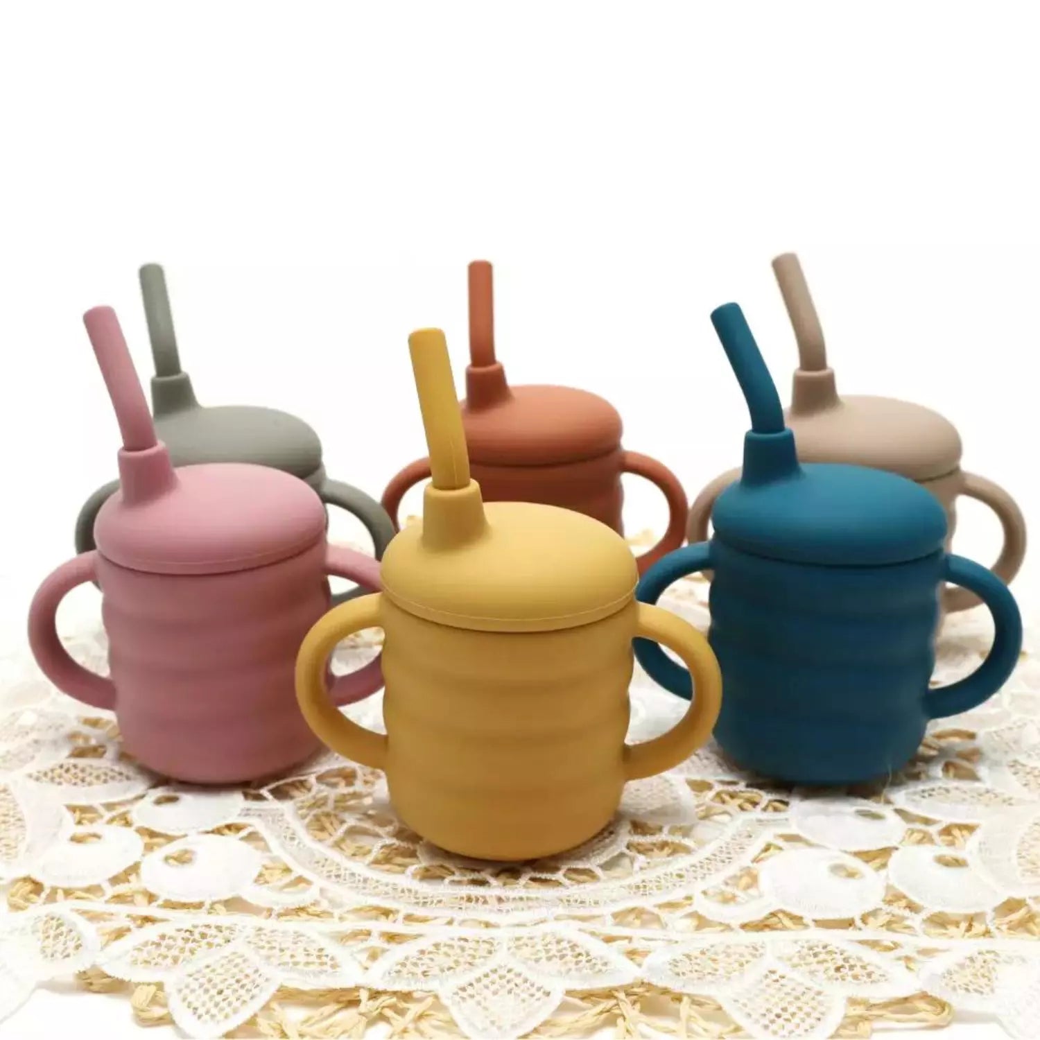 Tasse d'apprentissage en silicone