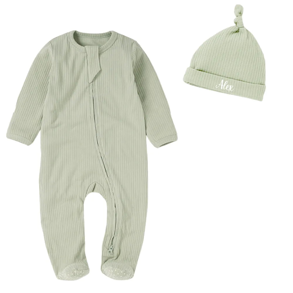 Vêtements bébé coton bio prénom gravé Baby-Crea