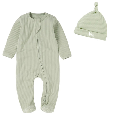 Vêtements bébé coton bio prénom gravé Baby-Crea