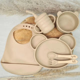 Coffret vaisselle bébé panda sans BPA
