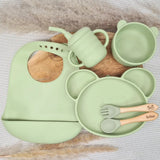 Kit repas complet Baby-Crea gravé vert clair