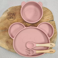 Coffret vaisselle bébé panda Baby-Crea
