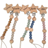 Accessoire bébé personnalisé silicone étoile