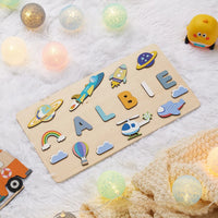 puzzle éducatif prénom ALBIE dès 1 an