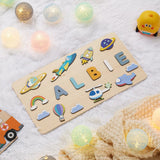 puzzle éducatif prénom ALBIE dès 1 an