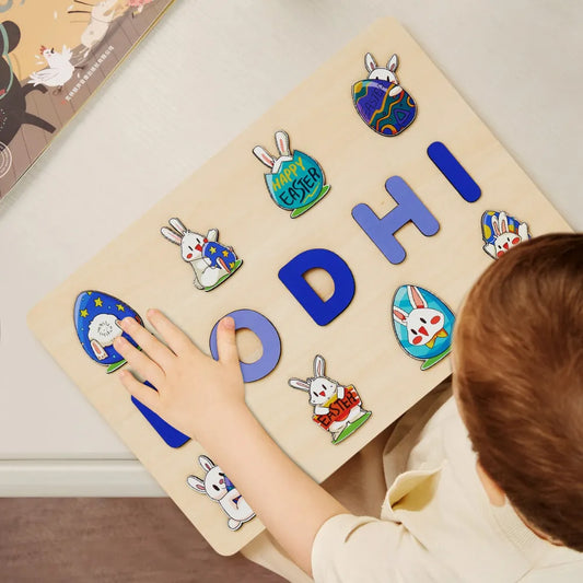 puzzle prénom BODHI thème Pâques