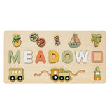 puzzle prénom MEADOW thème bord de mer