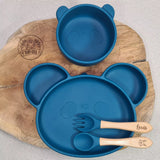 Set repas bébé complet avec prénom baby crea