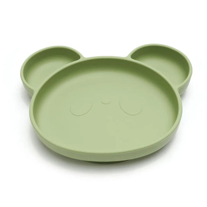 Assiette silicone bébé tendance naturelle